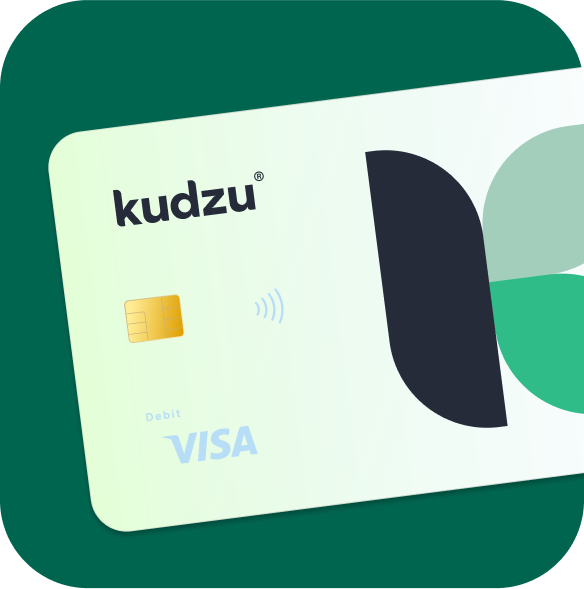 Kudzu Visa® Debit Card physical card